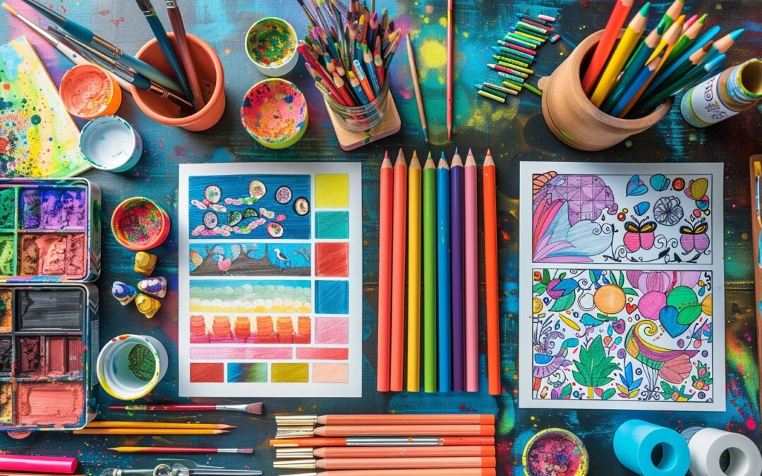 Créez votre propre page de coloriage : outils, choix du thème et techniques de dessin