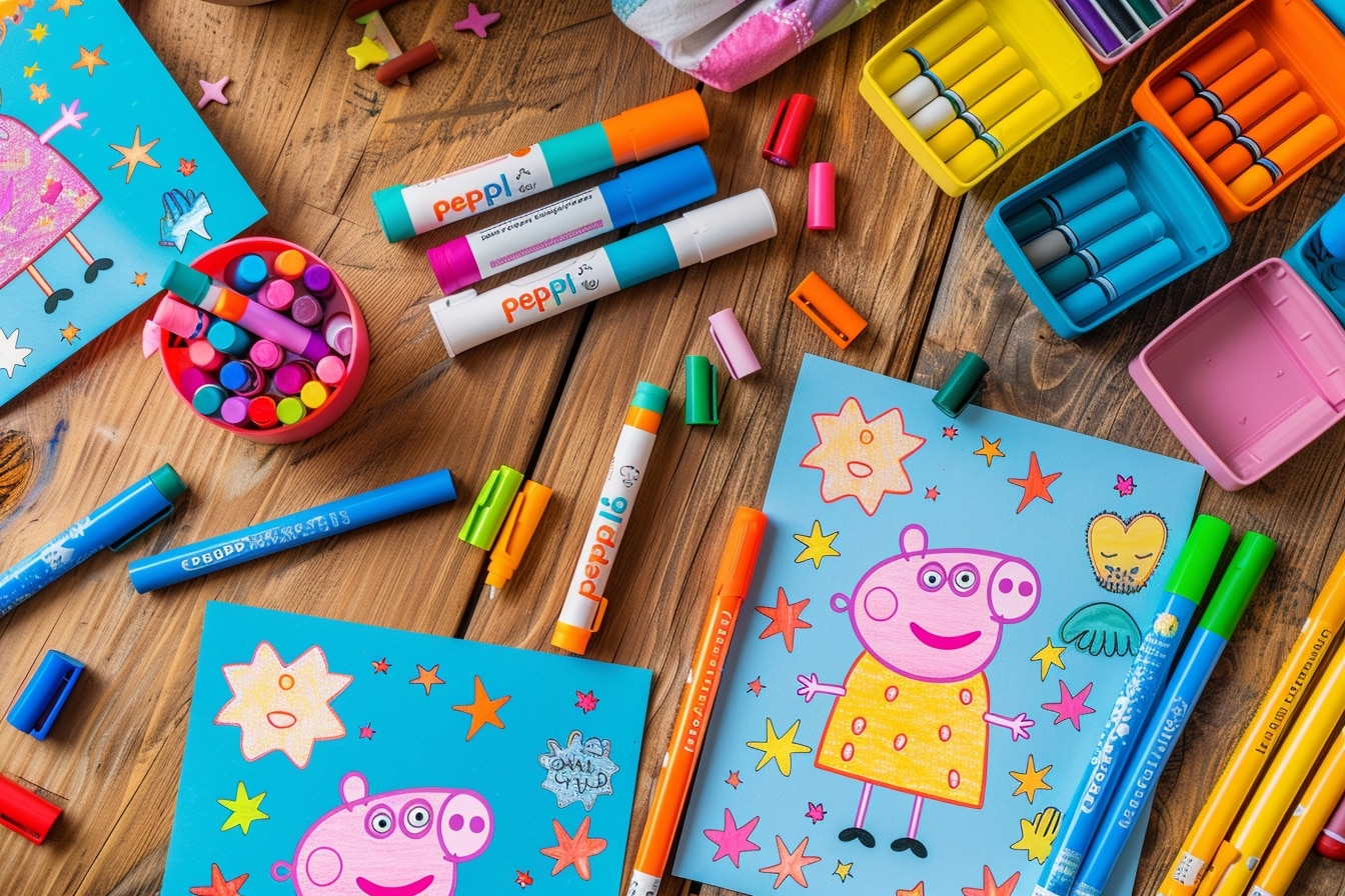 Téléchargez et coloriez vos personnages préférés de Peppa Pig pour des moments créatifs