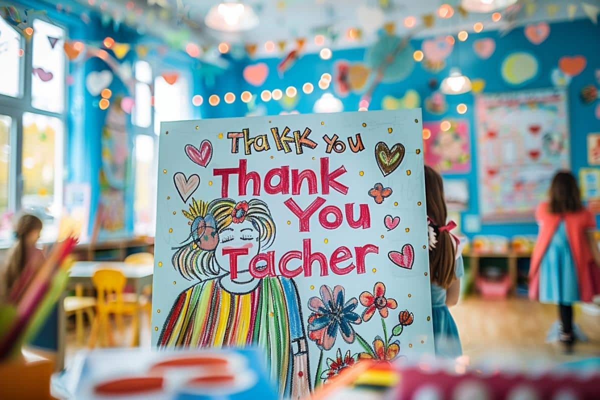 Coloriage merci maitresse : idées et modèles gratuits pour remercier votre enseignante